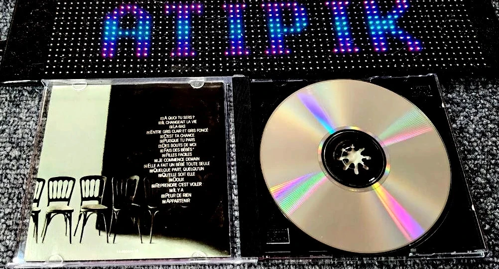 🎤 Jean Jacques Goldman - Entre cinza claro e cinza escuro - CD Original 1987Culte 📀 – photo 4